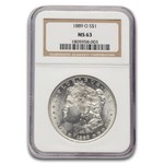 1889-O Morgan Dollar MS-63 NGC