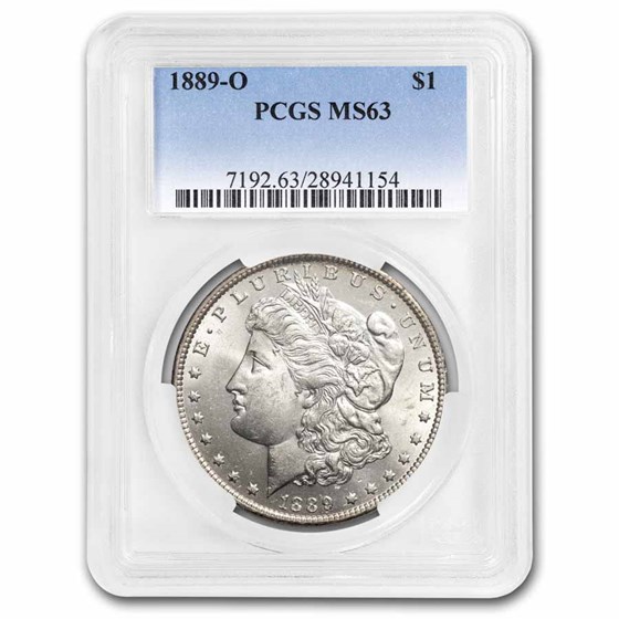 1889-O Morgan Dollar MS-63 PCGS 1889-O Morgan Dollar MS-63 PCGS