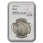 1889-O Morgan Dollar MS-64 NGC