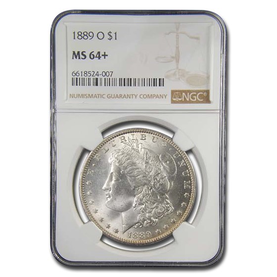 1889-O Morgan Dollar MS-64+ NGC