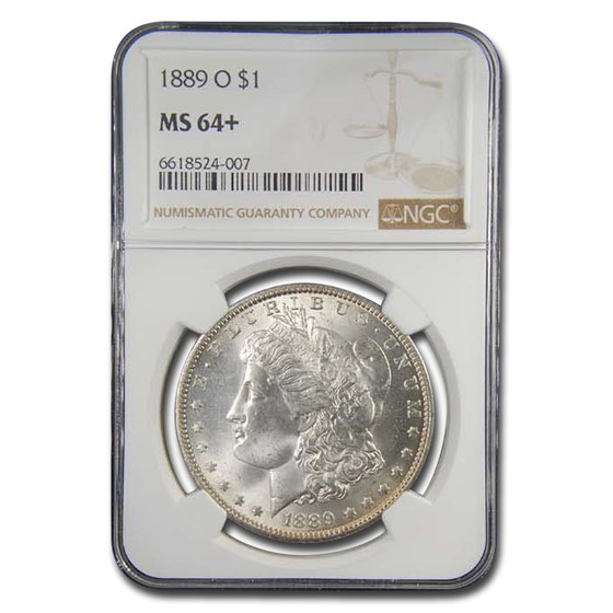 1889-O Morgan Dollar MS-64+ NGC 1889-O Morgan Dollar MS-64+ NGC