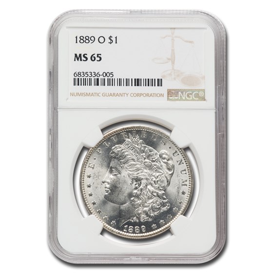 1889-O Morgan Dollar MS-65 NGC 1889-O Morgan Dollar MS-65 NGC