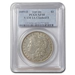 1889-O Morgan Dollar XF-40 PCGS (VAM 1A Clashed E)