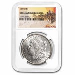 1889-O Stage Coach Morgan Dollar BU NGC