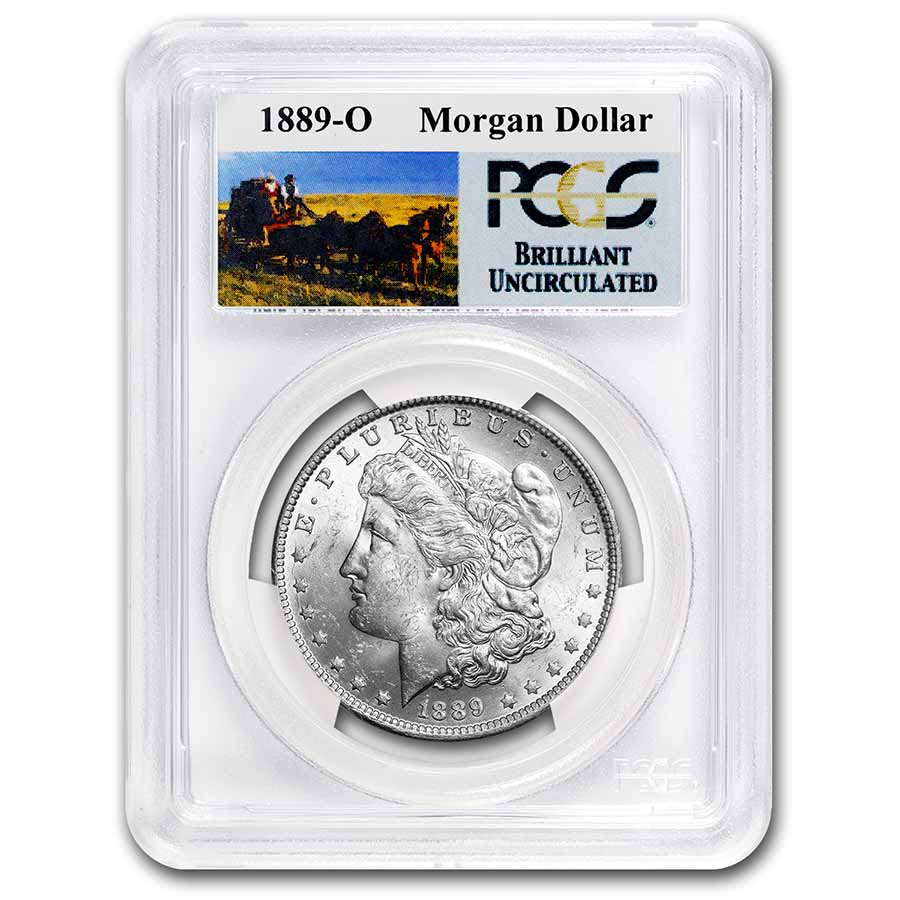 Buy 1889-O Stage Coach Silver Dollar BU PCGS | APMEX