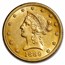 1889-S $10 Liberty Gold Eagle AU