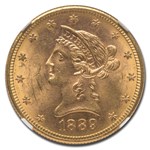 1889-S $10 Liberty Gold Eagle MS-63 NGC
