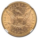 1889-S $10 Liberty Gold Eagle MS-63 NGC