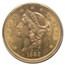 1889-S $20 Liberty Gold Double Eagle AU-58 PCGS