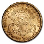 1889-S $20 Liberty Gold Double Eagle AU