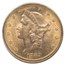 1889-S $20 Liberty Gold Double Eagle MS-61 PCGS