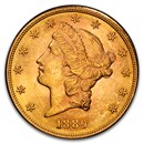1889-S $20 Liberty Gold Double Eagle MS-64 PCGS