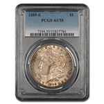 1889-S Morgan Dollar AU-55 PCGS