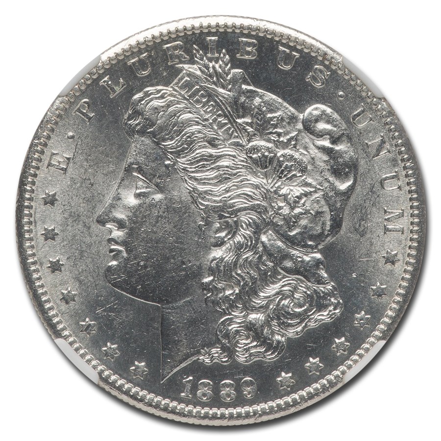 1889-S Morgan Dollar MS-61 NGC
