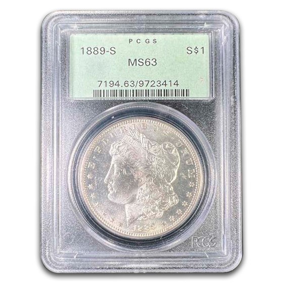 1889-S Morgan Dollar MS-63 PCGS