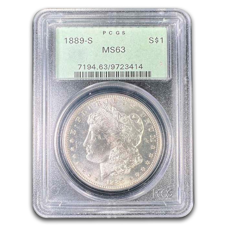 1889-S Morgan Dollar MS-63 PCGS