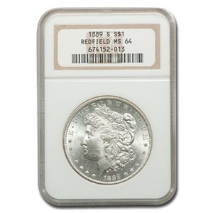 Buy 1889-S Morgan Dollar MS-64 NGC (Redfield Hoard) | APMEX