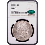 1889-S Morgan Dollar MS-65 NGC CAC