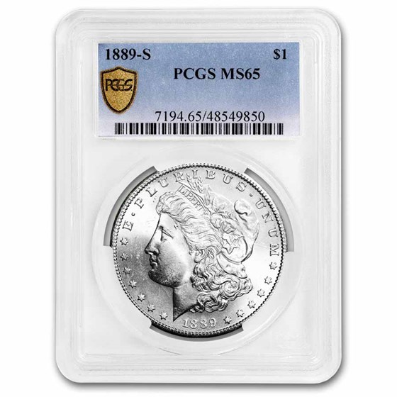 1889-S Morgan Dollar MS-65 PCGS 1889-S Morgan Dollar MS-65 PCGS
