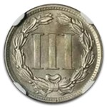 1889 Three Cent Nickel PF-65 NGC