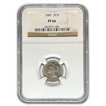 1889 Three Cent Nickel PF-66 NGC