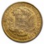 1889 Venezuela Gold 100 Bolivares AU-50 PCGS