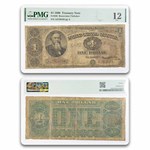 1890 $1.00 Treasury Note Stanton F-12 PMG (Fr#348)