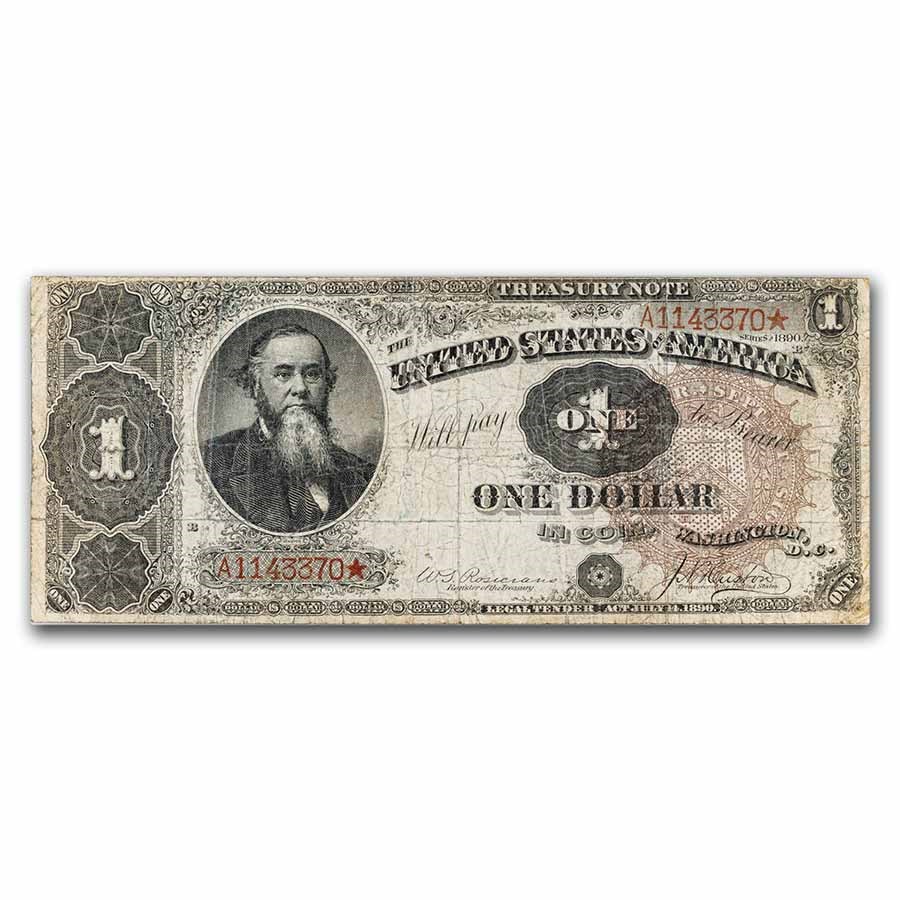 Buy 1890 $1.00 Treasury Note Stanton - Fine (Fr#347) | APMEX