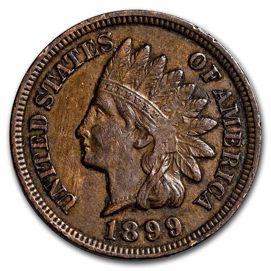 1890-1908 Indian Head Cents AU