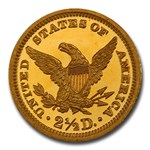 1890 $2.50 Liberty Gold Quarter Eagle PR-66+ DCAM PCGS CAC