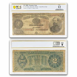 Buy 1890 $2 Treasury Note James B McPherson F-12 (Fr#353) | APMEX