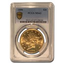 1890 $20 Liberty Gold Double Eagle MS-62 PCGS