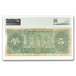 1890 $5.00 Treasury Note General Thomas F-15 PMG (Fr#361)