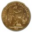 1890-A France Gold 20 Franc Angel MS-64 NGC