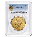 1890-CC $20 Liberty Gold Double Eagle AU-50 PCGS