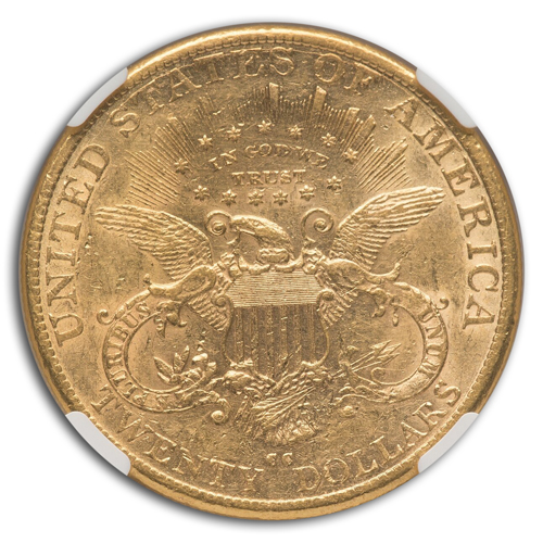 Buy 1890-CC $20 Liberty Gold Double Eagle AU-53 NGC | APMEX