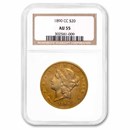 1890-CC $20 Liberty Gold Double Eagle AU-55 NGC
