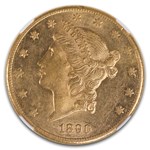 1890-CC $20 Liberty Gold Double Eagle AU-58 NGC