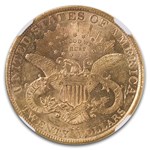 1890-CC $20 Liberty Gold Double Eagle AU-58 NGC