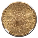 1890-CC $20 Liberty Gold Double Eagle AU-58 NGC