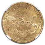 1890-CC $20 Liberty Gold Double Eagle MS-62 NGC