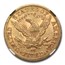 1890-CC $5 Liberty Gold Half Eagle AU-55 NGC CAC