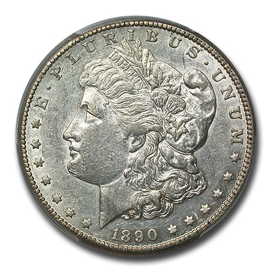 1890-CC Morgan Dollar AU-50 PCGS 1890-CC Morgan Dollar AU-50 PCGS