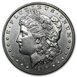 1890-CC Morgan Dollar AU