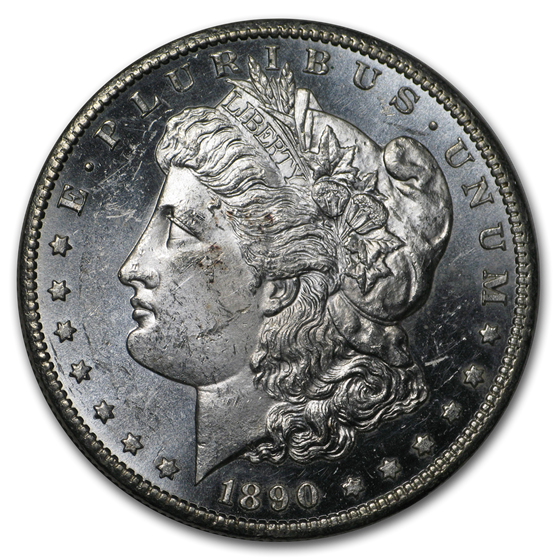 1890-CC Morgan Dollar BU (Prooflike) 1890-CC Morgan Dollar BU (Prooflike)