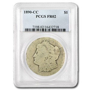 1890-CC Morgan Dollar Fair-2 PCGS (Low Ball Registry) 1890-CC Morgan Dollar Fair-2 PCGS (Low Ball Registry)