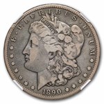1890-CC Morgan Dollar Fine-12 NGC (Tailbar)