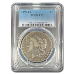 1890-CC Morgan Dollar Fine-12 PCGS