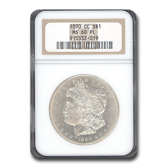 1890-CC Morgan Dollar MS-60 NGC (PL)