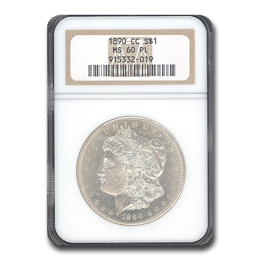 1890-CC Morgan Dollar MS-60 NGC (PL)